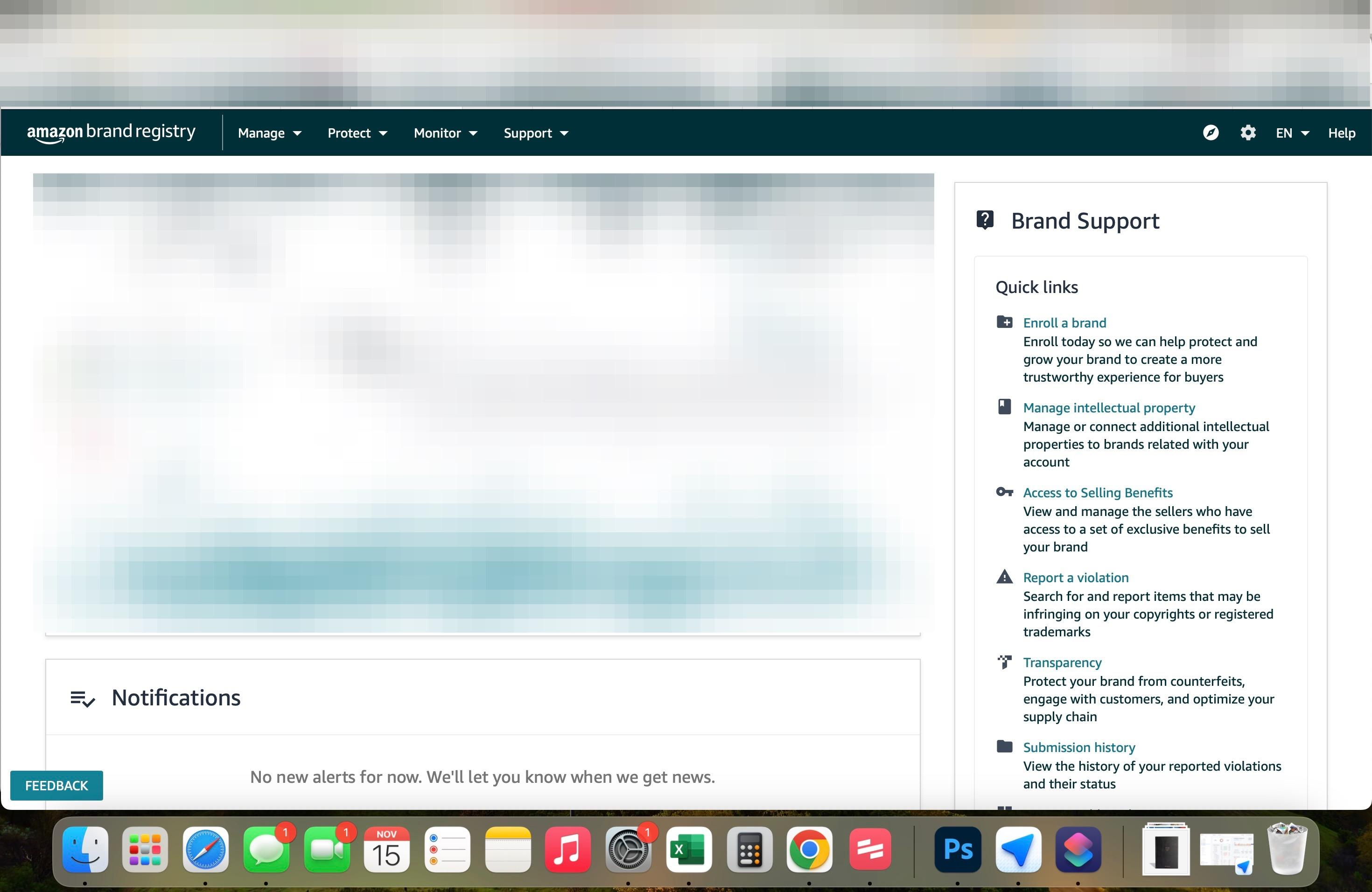 Step 1: Login to Brandregistry.amazon.com