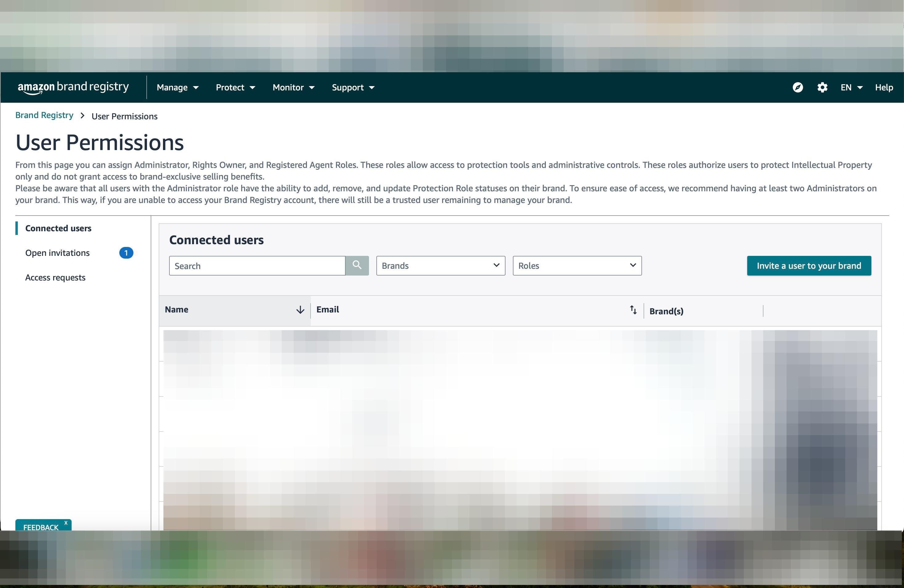 Step 3: Click Invite user