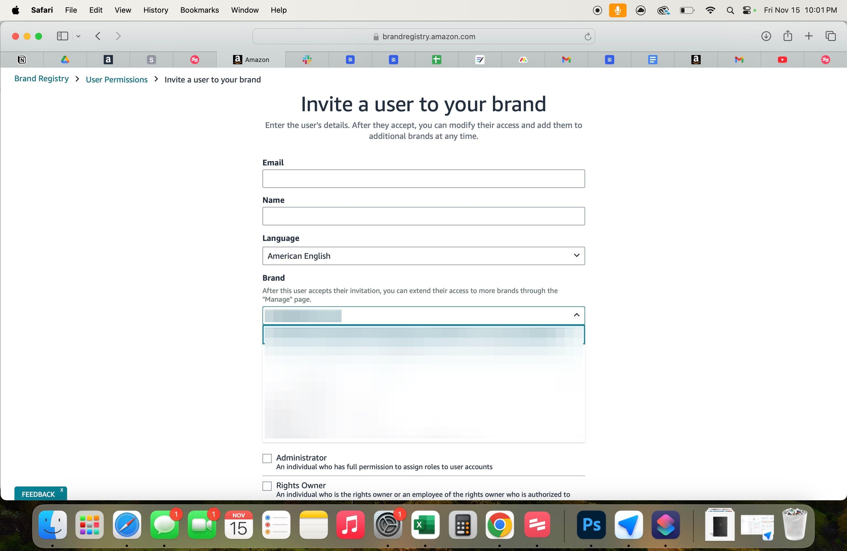 Step 5: Select your brand
